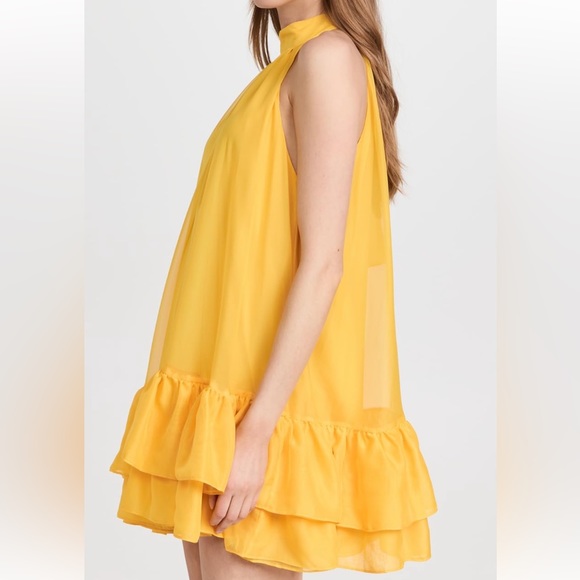 Alice + Olivia Erna Dress in Golden Rod - Picture 3 of 9